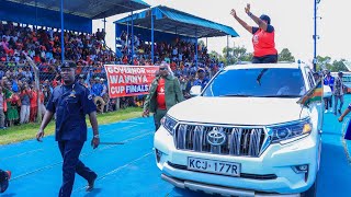 Watch Gov Wavinyas Entrance At Kenyatta Stadium In Machakos For Governors Cup 3Rd Edition Cup.
