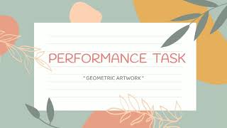 Performance Task (Geometric Artwork)