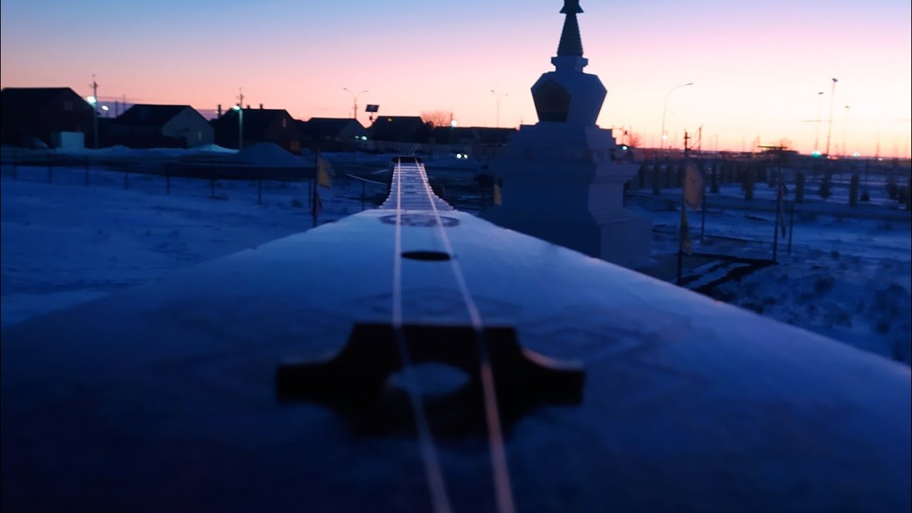 Калмыцкая домбра своими руками гениально и просто !)