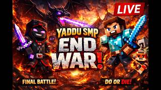 “YADDU SMP FINAL WAR 🔥 | END BATTLE LIVE” #Minecraft #SMPWar #YadduSMP #MinecraftLive #finalbattle