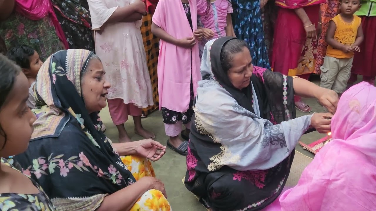 বিয়ের আগে নাক ফুল খুলার সময়ের বিয়ের গান🥰