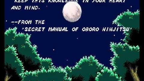 Shinobi III - Return of the Ninja Master - Intro Video (Mega Drive)