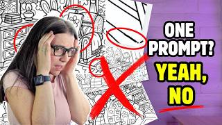 Can AI Really Draw Better Than You? Reacting to Viral Coloring Prompts