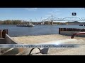 Lansing Bridge car ferry at reduced capacity due to low Mississippi River levels