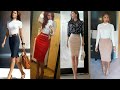 Beautiful pencil skirts skifts latest designs women