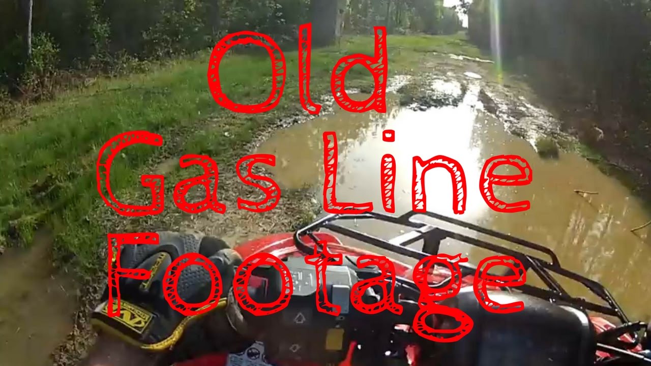 Honda Rancher 420 4x4 Old Gas Line Footage YouTube