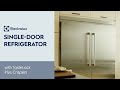 Single-Door Refrigerator with TasteLock Plus Crispers