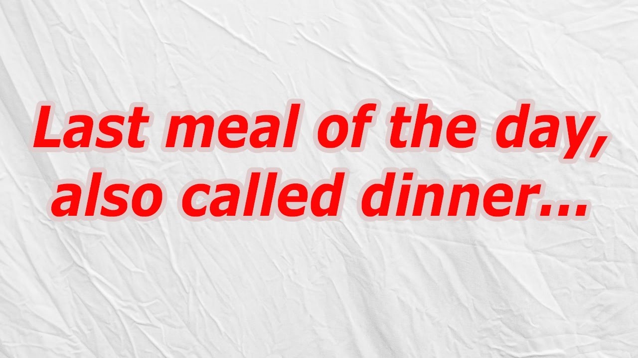 Last meal of the day, also called dinner (CodyCross Answer/Cheat) YouTube