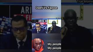 Clips of Oseni interview with Fayose- 🤔 #highlights #politics #everyone