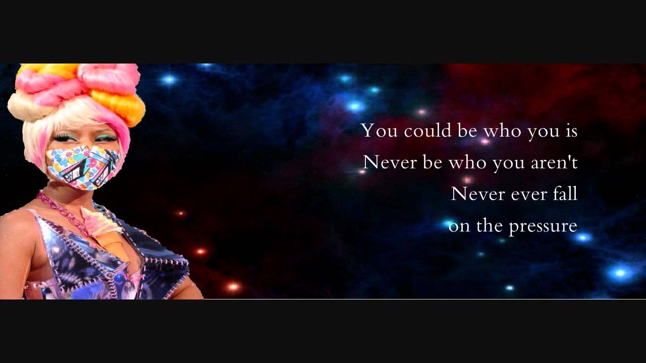 Nicki Minaj Masquerade Lyrics On Screen YouTube