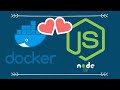 Spin up a lightweight Nodejs docker container running your application