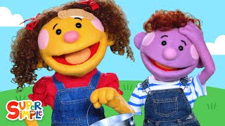 Jack & Jill featuring The Super Simple Puppets | Kids Songs | Super Simple Songs Resimi