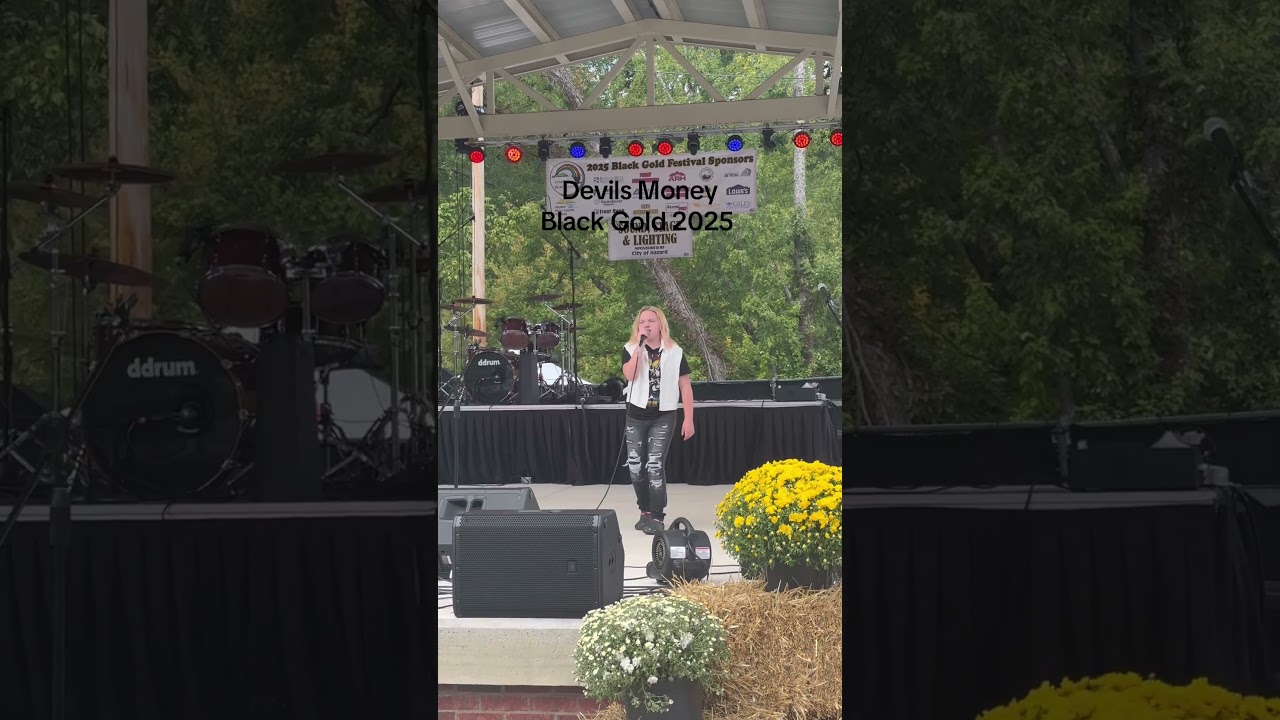 Devil‘s money performed at the Black Gold Festival, 2025 ￼