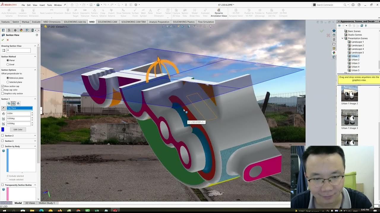 Instructions for drawing Atlas S7 23D Ratchet Pawl Case with SolidWorks
