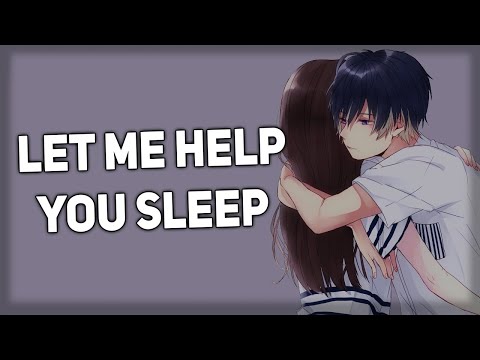 Caring boyfriend helps you fall asleep [Sleep Aid] [ASMR Boyfriend]