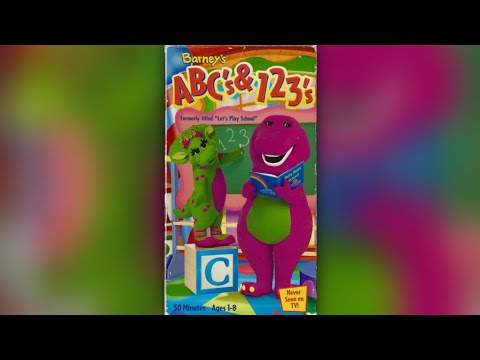 Barney's ABC'S and 123's (1999) - 2000 VHS