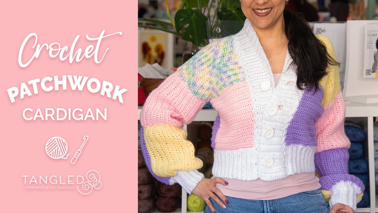 Crochet Patchwork Cardigan / Sweater - YouTube