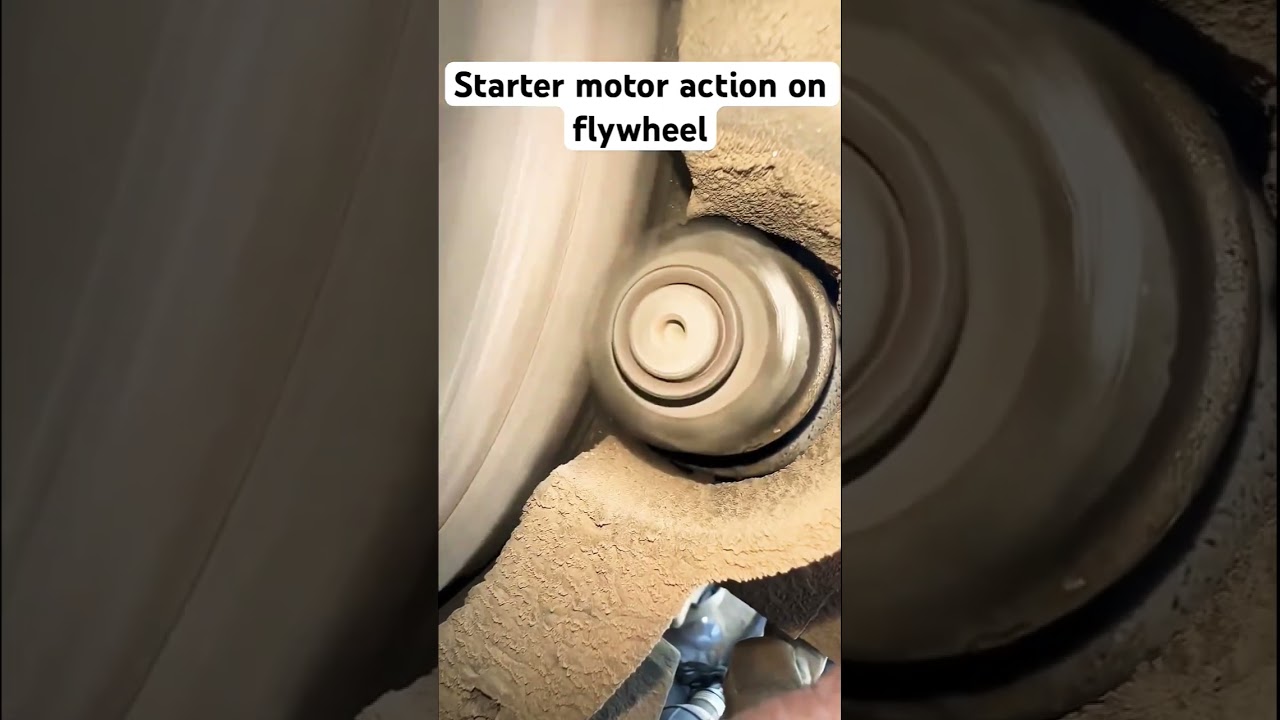 flywheel and ring gear ⚙️ working 