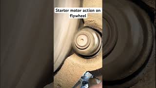 flywheel and ring gear ⚙️ working #automobile #engine #youtubeshorts #trendingshorts