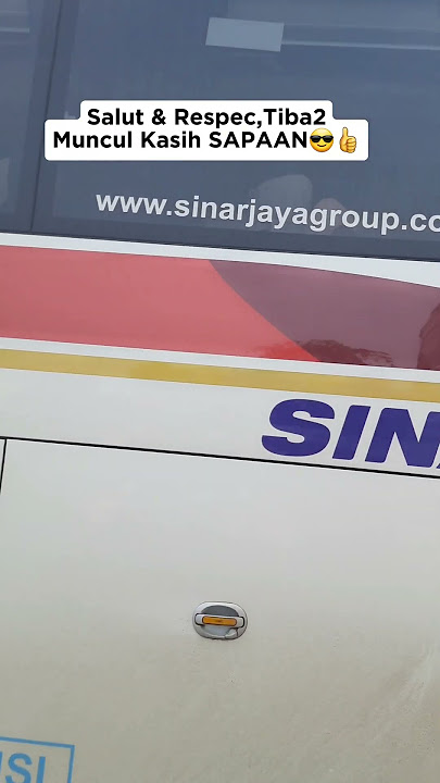 Sinar Jaya Double Decker LUXURY Keren Sekali #bus #bismania #sinarjaya