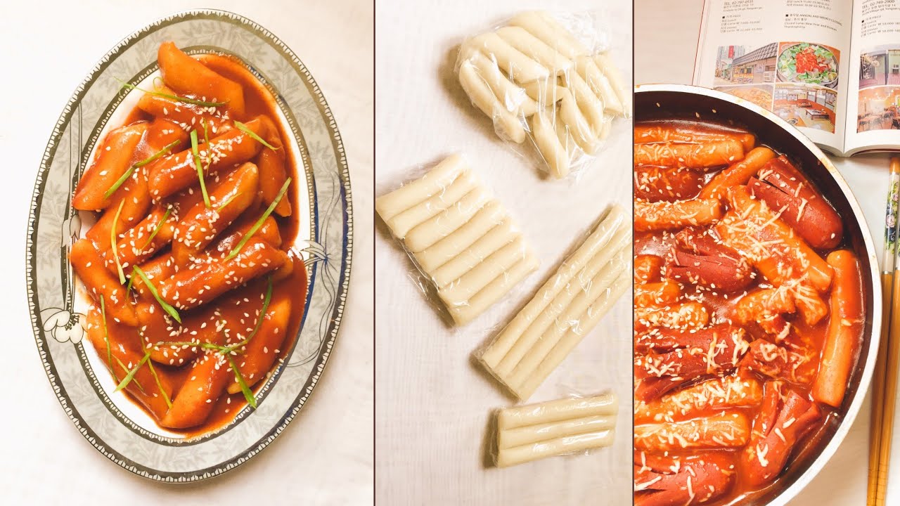 أسهل طرق لتحضير عجينة التوكبوكي الكوري 🇰🇷 في البيت+طريقه معجون الكوتشوجانج بمكونات متوفره🥢