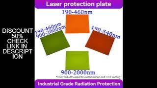 Laser Protection sheet Laser protective shield acrylic 532nm 1064nm protection lenses laser protecti