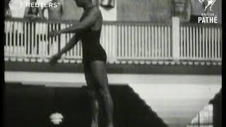 GERMANY: Egyptian diver Farid Simaika training (1930)