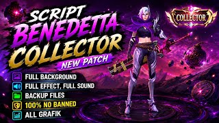 Script Skin Benedetta Collector Death Oath No Password | Full Effect &amp; Voice - Latest Patch