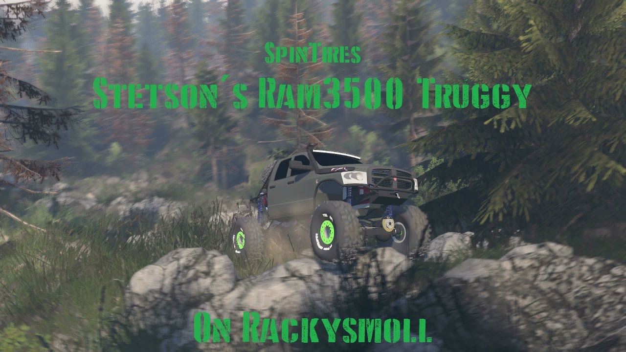 SpinTires Stetson's Ram3500 Truggy On Rackysmoll (Live Commentary)