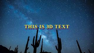3D Text Hover Effect With HTML & CSS Wealth