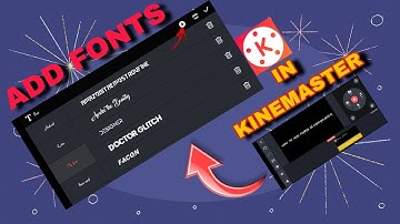 How to add your custom fonts in Kinemaster without any app || Kinemaster my fonts import 2023 TE ❤️
