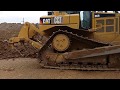 Супер планировка откосов бульдозером CAT D6R