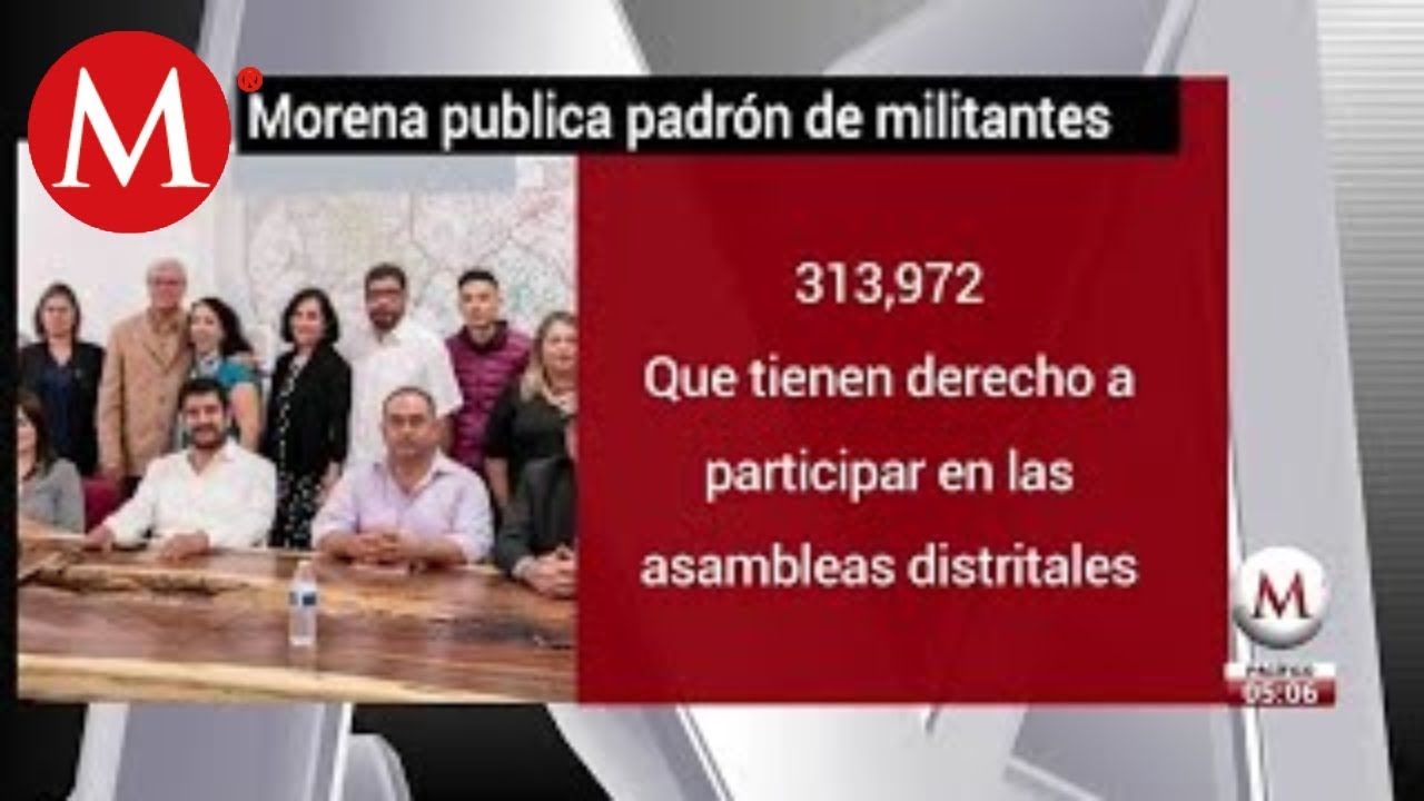 Al filo de vencer el plazo, Morena publica padrón padrone 意味