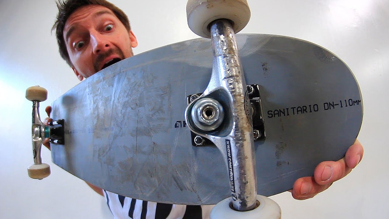 MINI SKATEBOARD MADE OF MELTED PVC | YOU MAKE IT WE SKATE IT EP 81