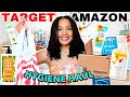 HYGIENE SHOPPING HAUL ☁️ new everyday essentials ft. amazon and target