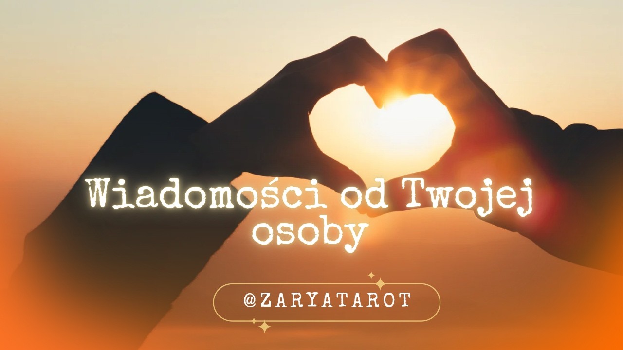 @ZaryaTarot Wiadomość od Twojej osoby 🫂❤️☀️‼️⚠️🤯| 2 grupy do wyboru ♦️🃏