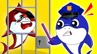 Police Officer Shark Song 👮🏻‍♂️| Super JoJo Shark Kids Song + More