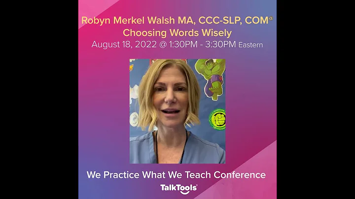 Choosing Words Wisely - Robyn Merkel Walsh