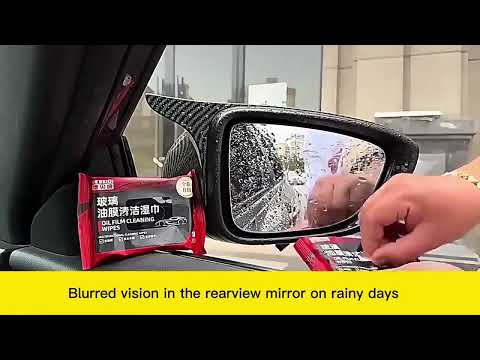 Auto Glass Cleaner Wipes