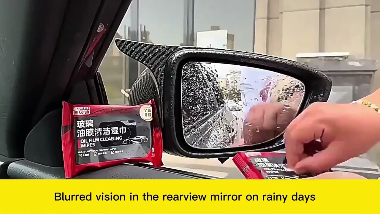 10-30Pcs Car Glass Oil Film Removal Wipes Oil Film Cleaning Wipes