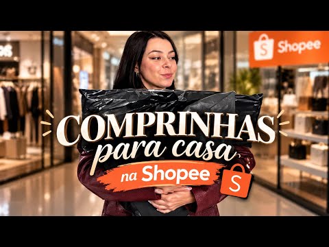 Vlog + comprinhas para casa na SHOPEE