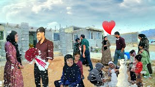 👩‍❤️‍👨Hadi meets Tayyiba on a romantic snowy day🥰