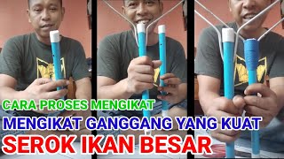 💯 TUTORIAL ❤ Fish Scoop - How To Make Big Fish Scoop Strong Ties - Tie Algae Scrape