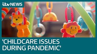 Working parents suffer professionally due to childcare issues during pandemic, poll finds | ITV News