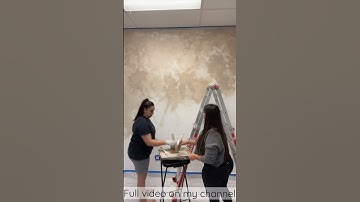 Limewash Paint 🤎 #youtubeshorts #wallpainting #limewash #interiordesign #interior #homedecor #diy