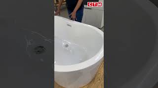 Gazania White Freestanding Bath - 1528 x 818mm