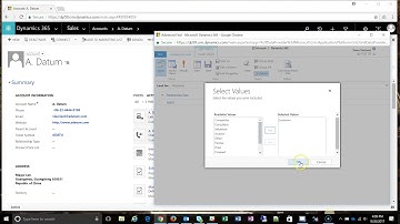Microsoft Dynamics 365 CRM Advanced Find Basics Part 1