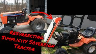 Simplicity Tractor Resurrection – From Parts to Working Tractor