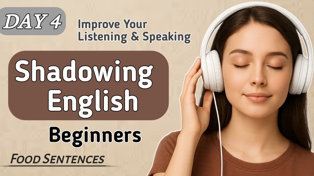 🔴 Shadowing English Speaking Practice for Beginners | English ...