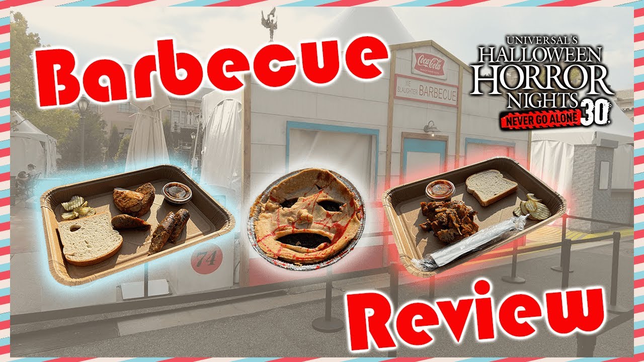 Universal Studios Texas Chainsaw Barbecue Review | HHN 30 Food | 